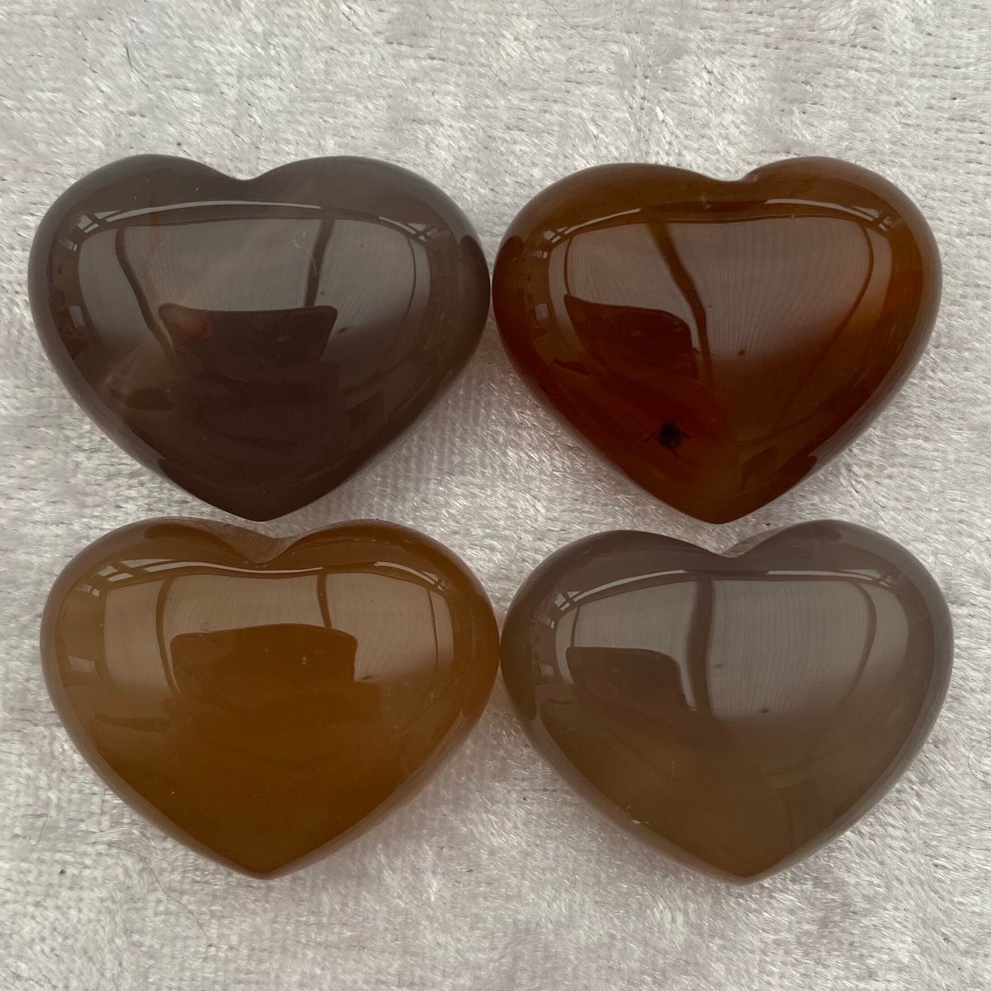 Mini Agate hearts