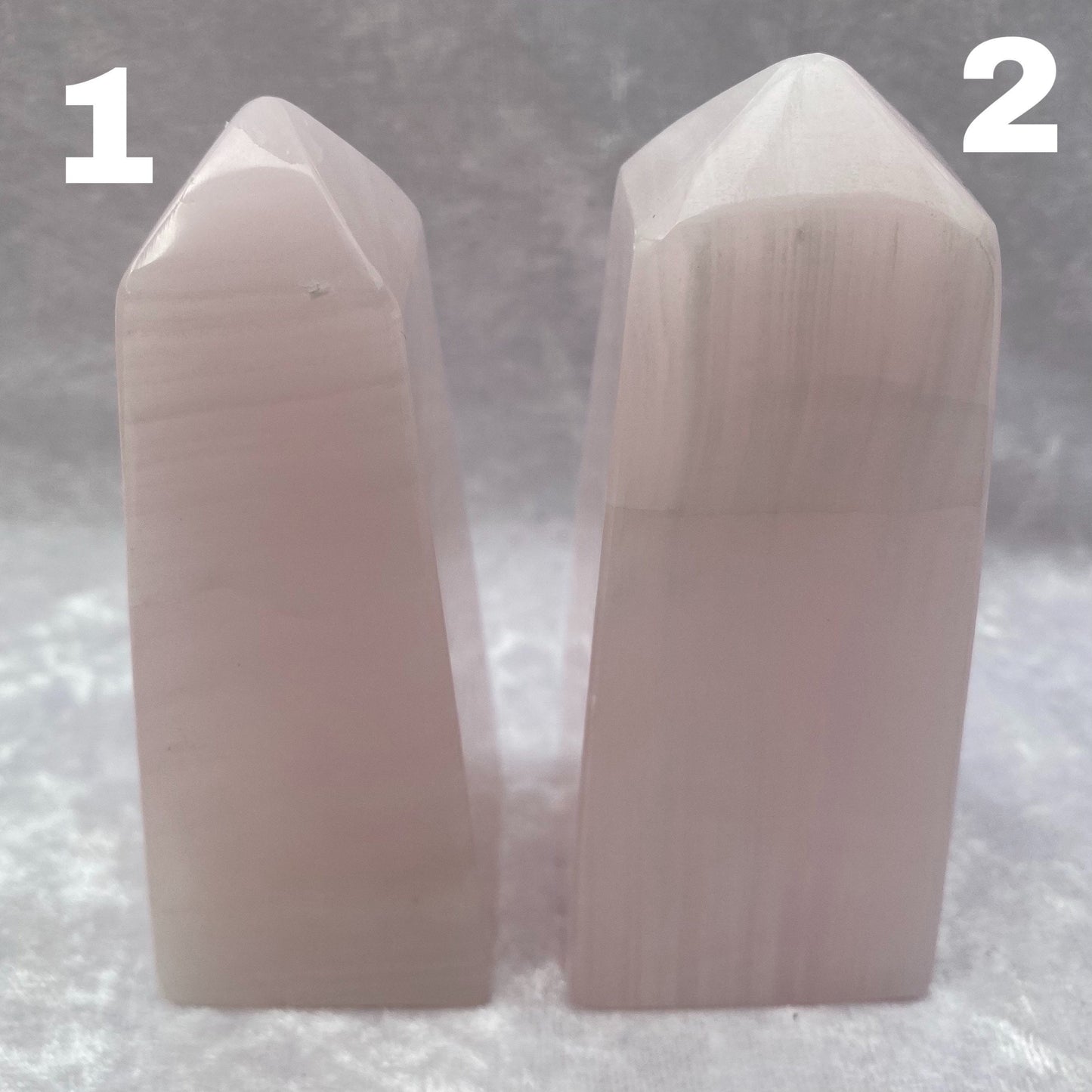 Mangano Calcite obelisks