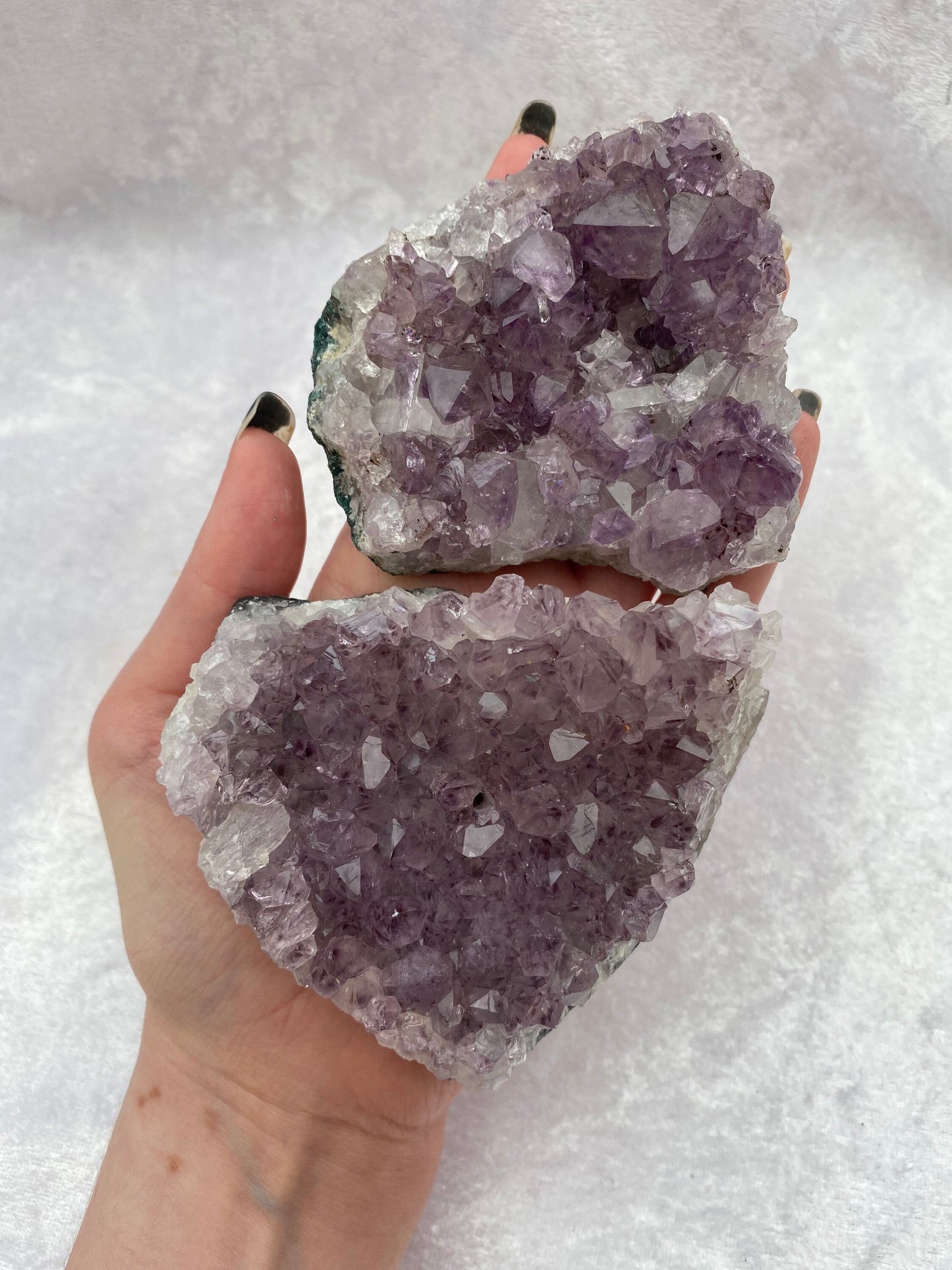 Amethyst incense holders