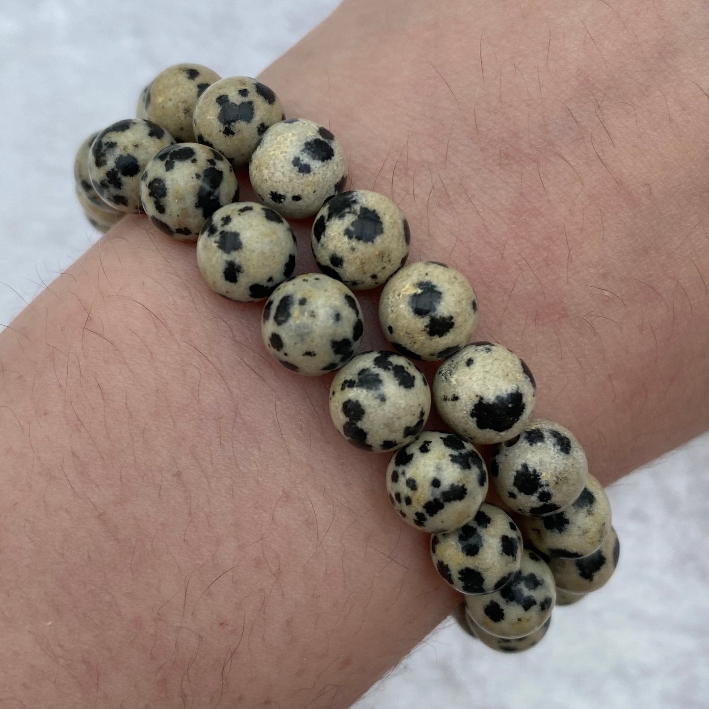 Dalmatian Jasper bracelets