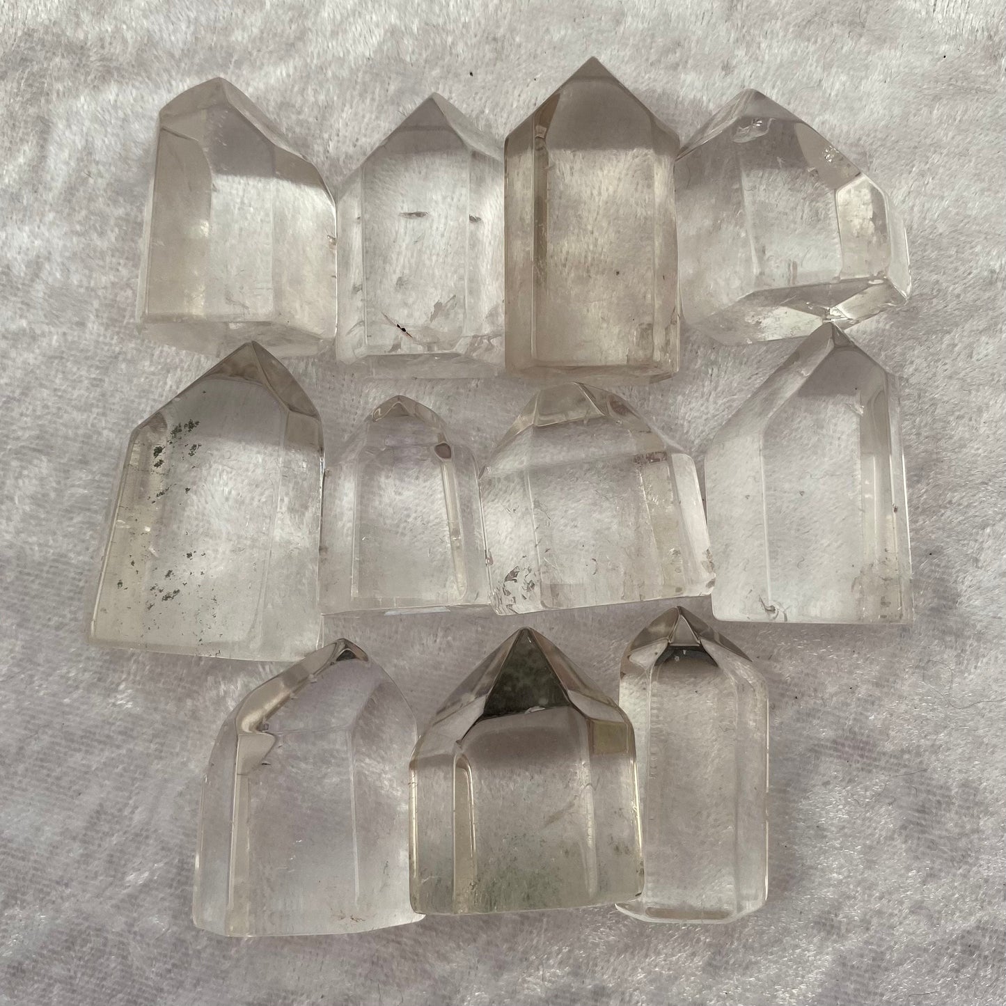 Mini Clear Quartz towers