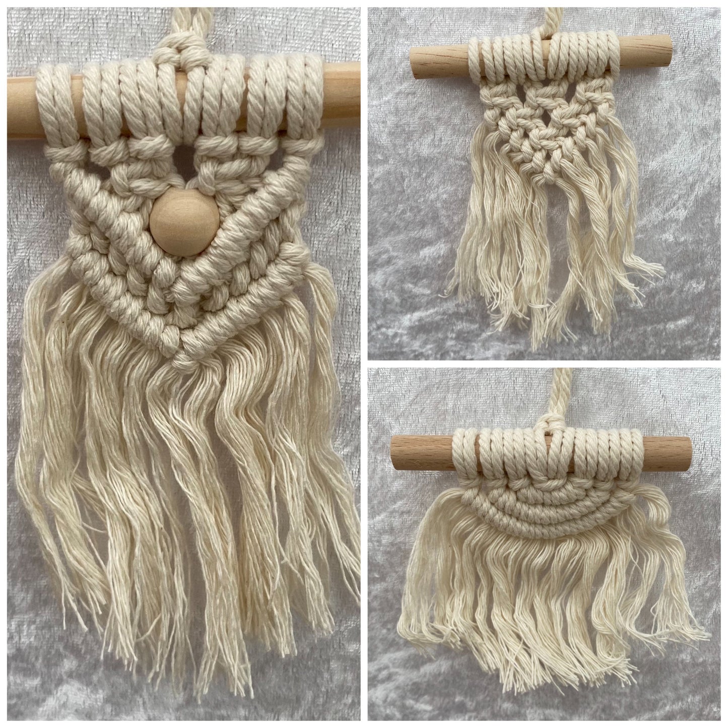 Mini Macrame wall hangings