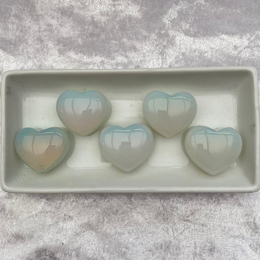 Opalite hearts