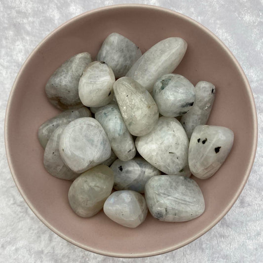 Rainbow Moonstone tumblestones