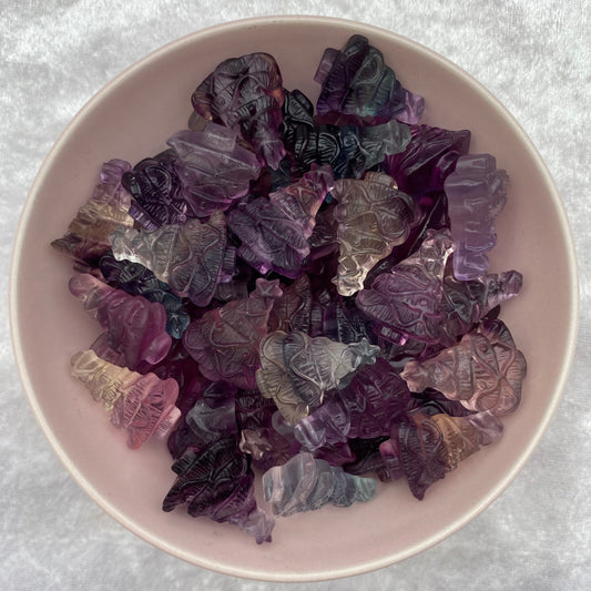 Rainbow Fluorite Christmas Trees