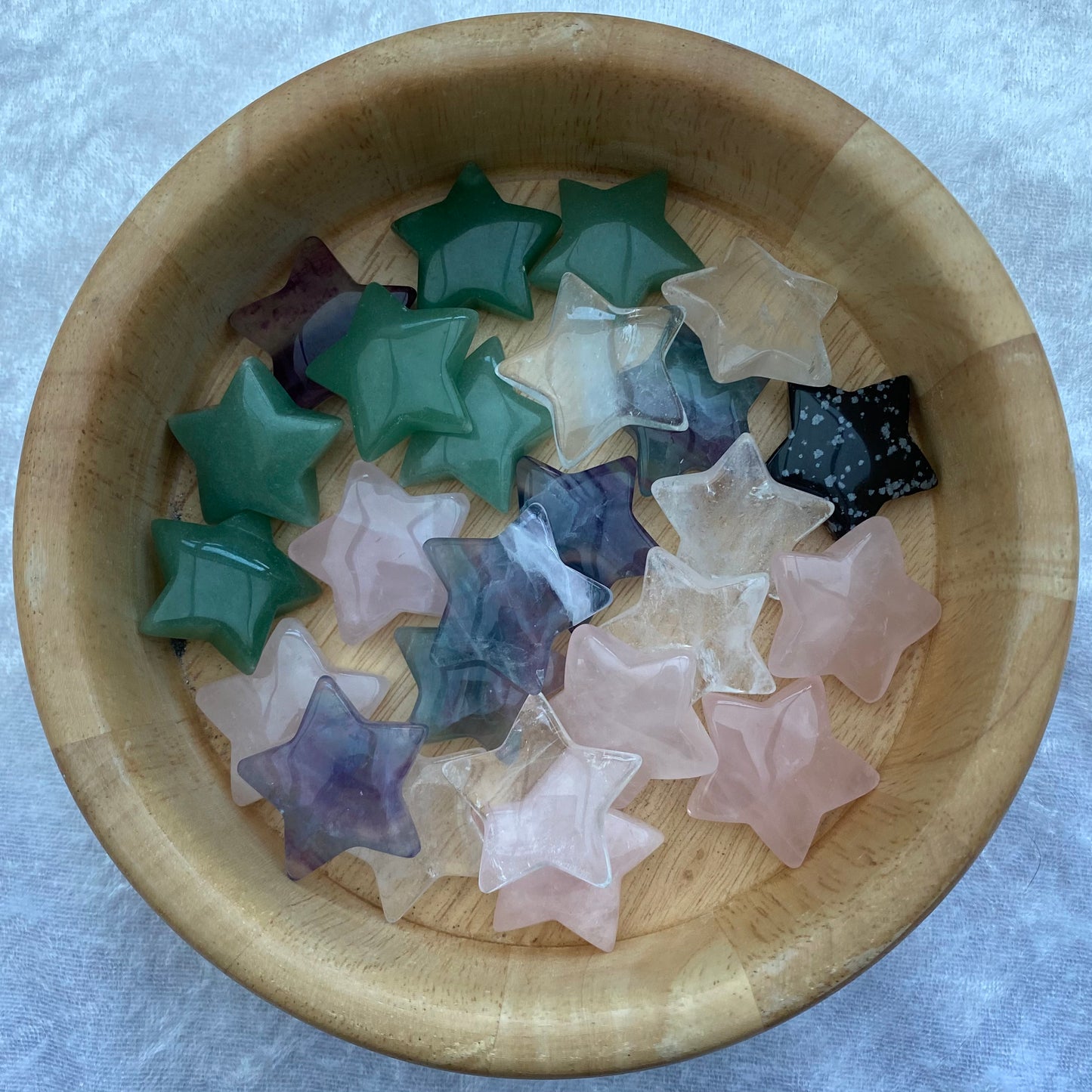 Mini star carvings