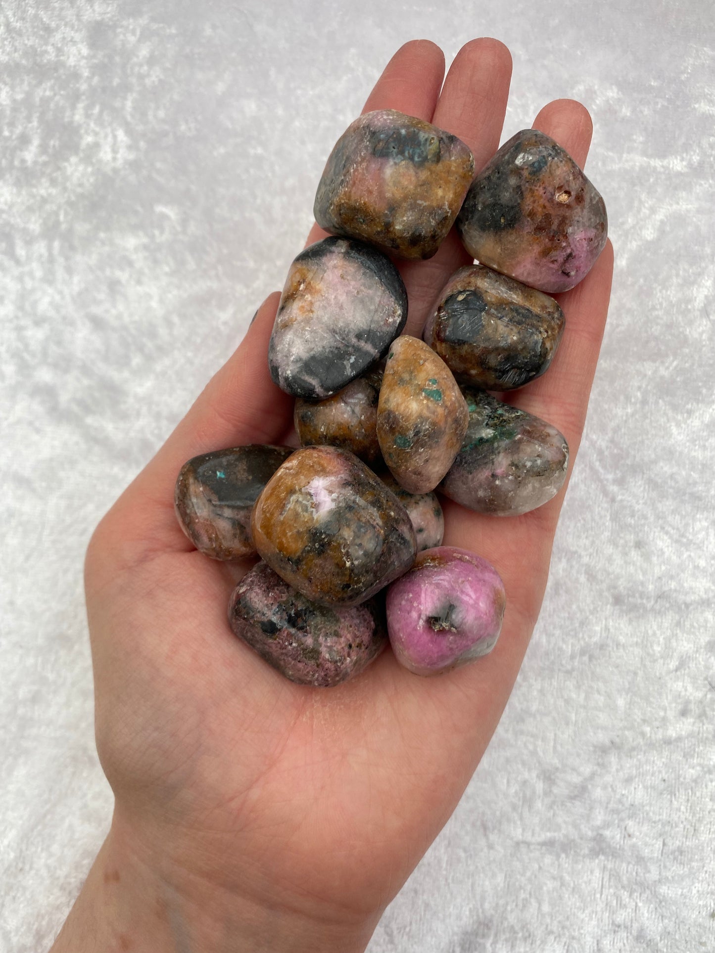 Pink Cobalto Calcite tumblestones