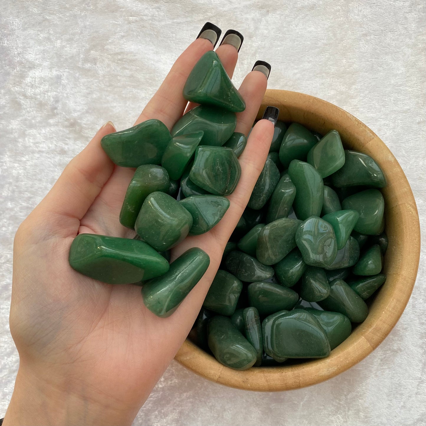 Dark Green Aventurine tumblestones