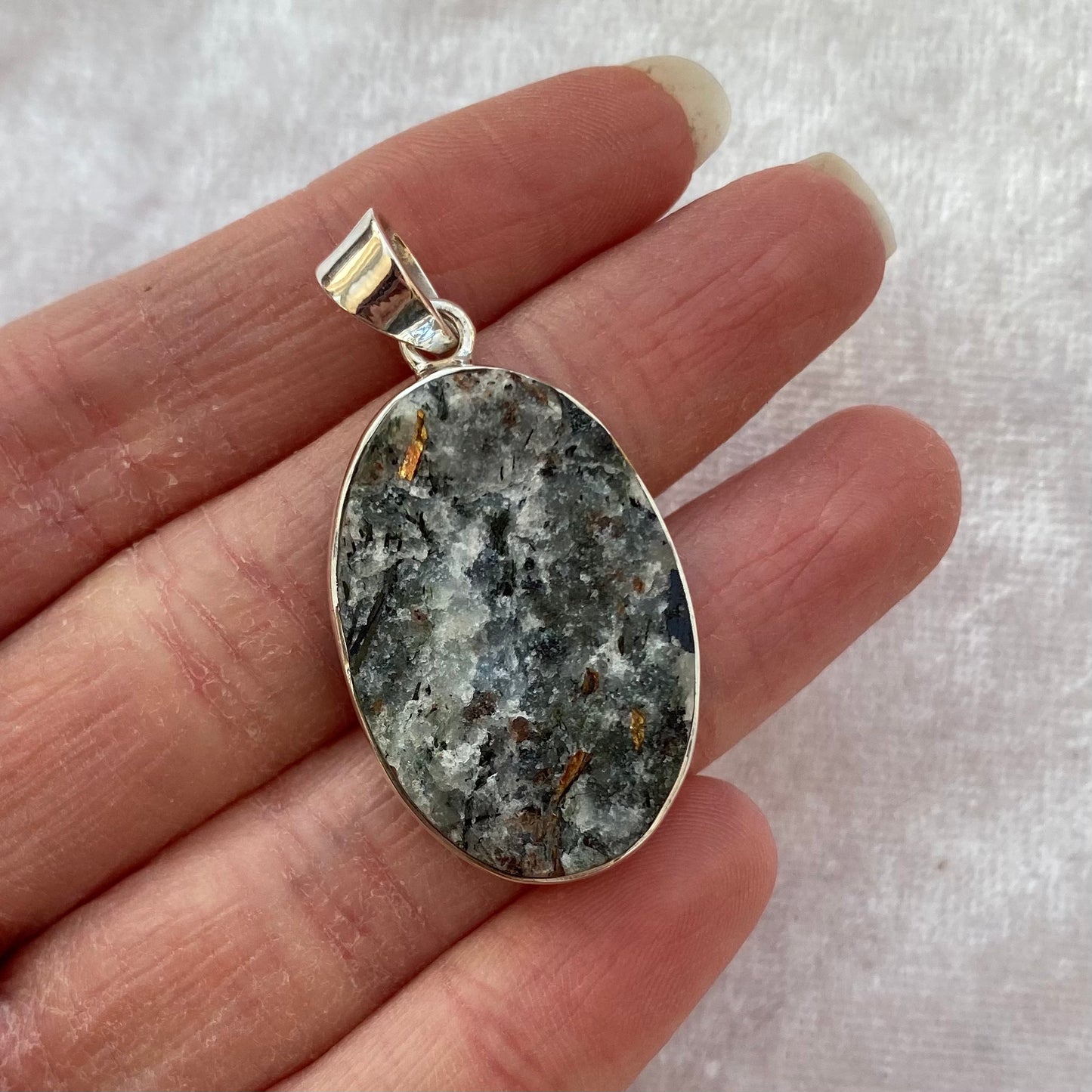 Astrophyllite pendant