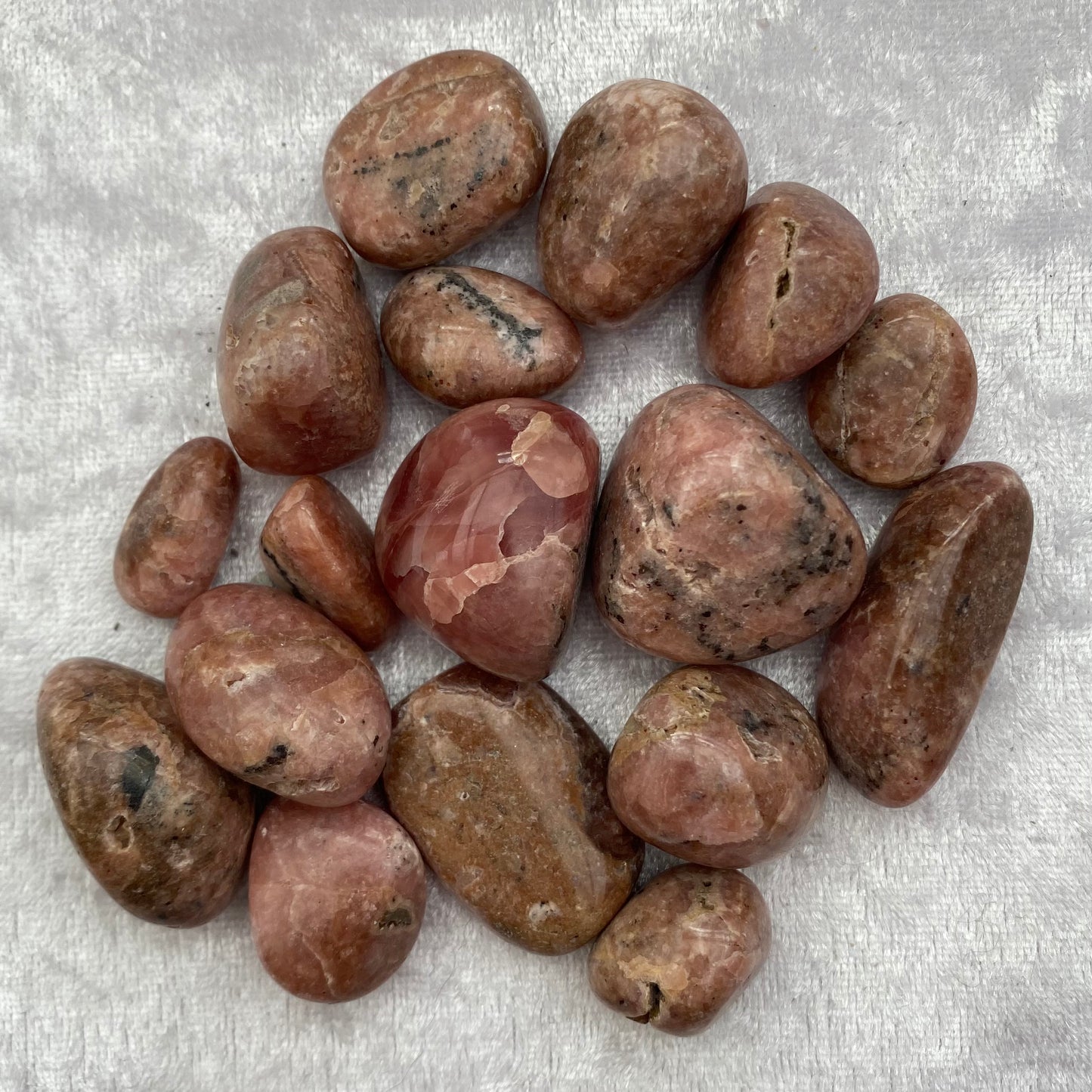 Rhodochrosite tumblestones