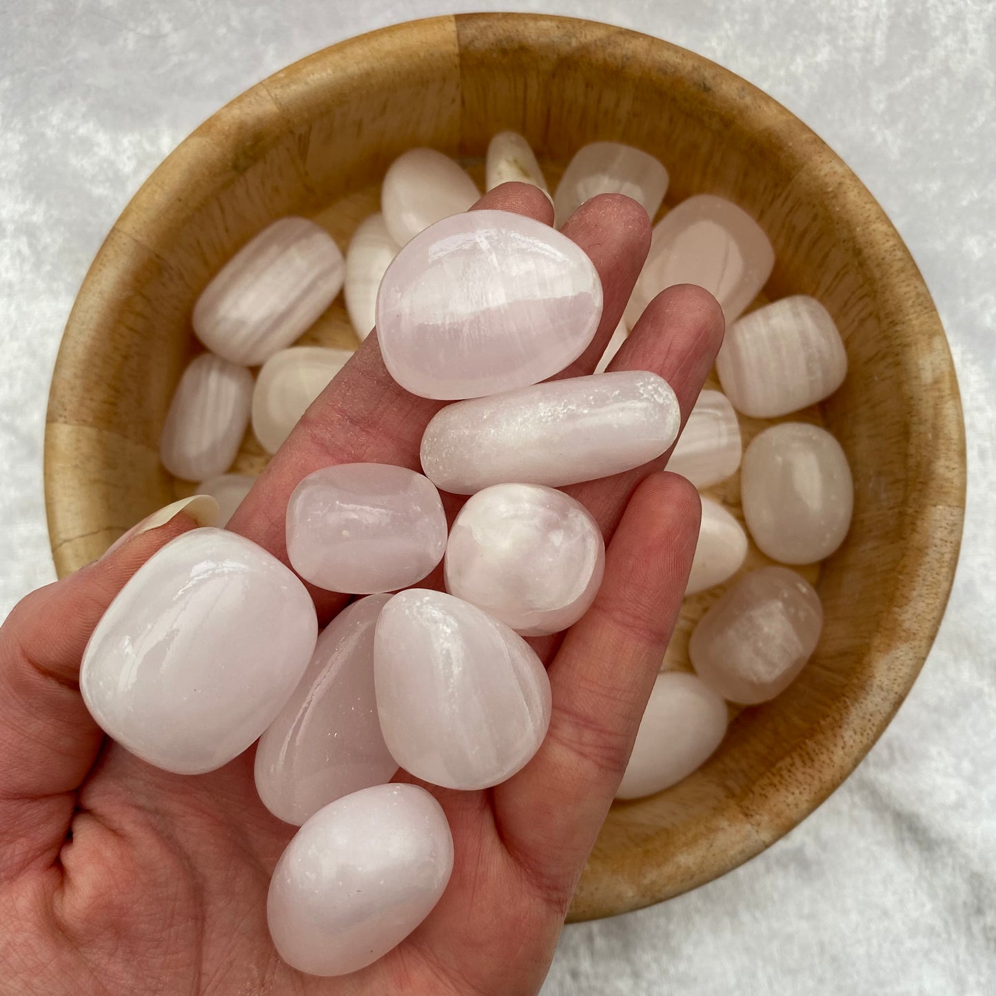 Pink Calcite tumblestones