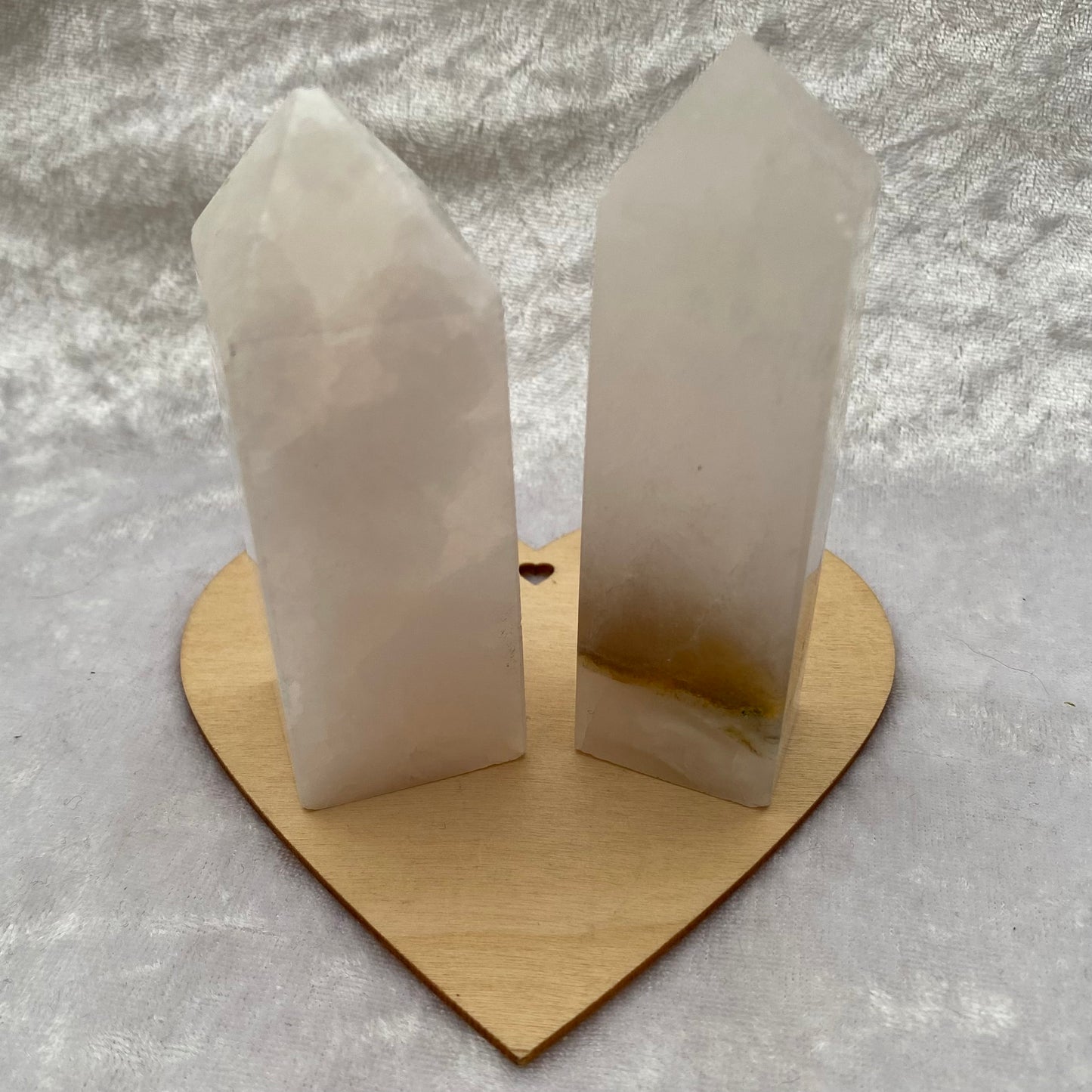 Pink Calcite Obelisks