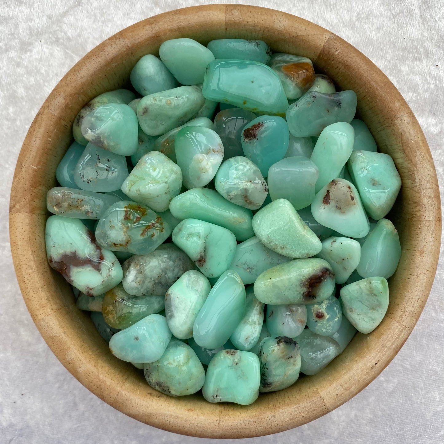 Chrysoprase tumblestones