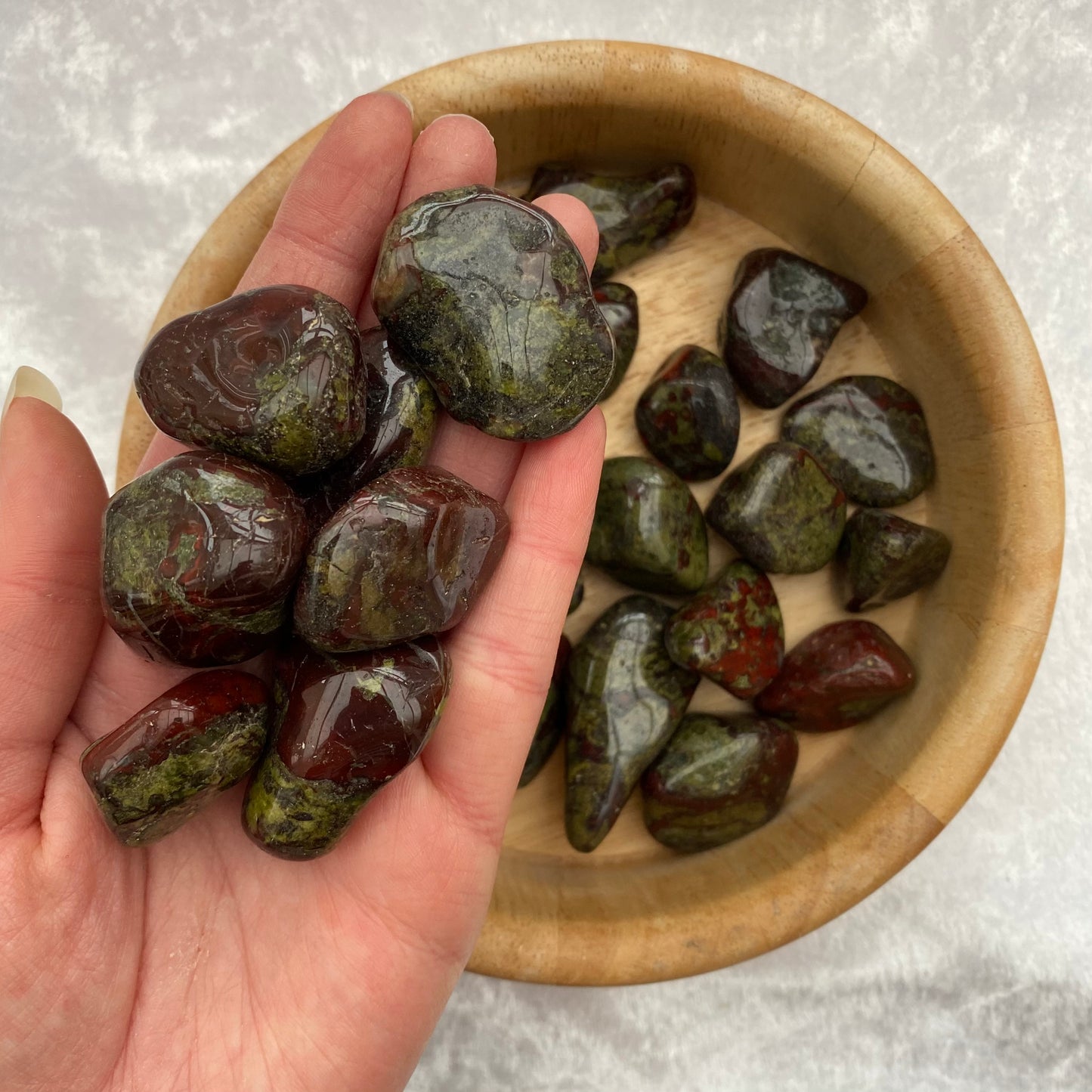 Dragons Blood Jasper tumblestones