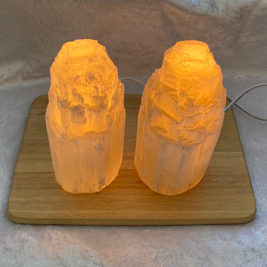 Selenite lamps