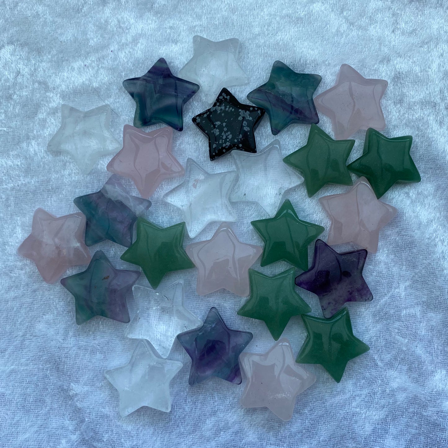 Mini star carvings