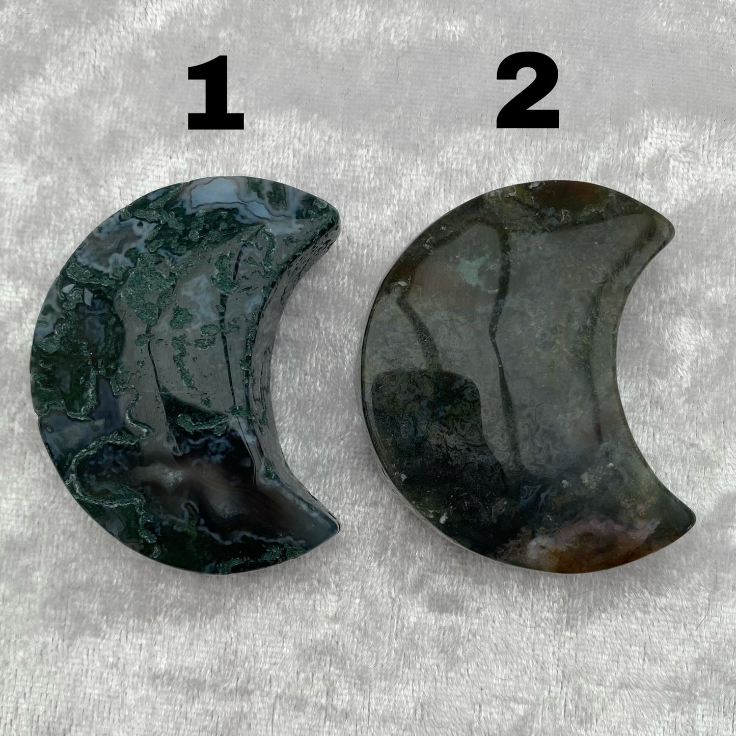 Moss Agate Moons