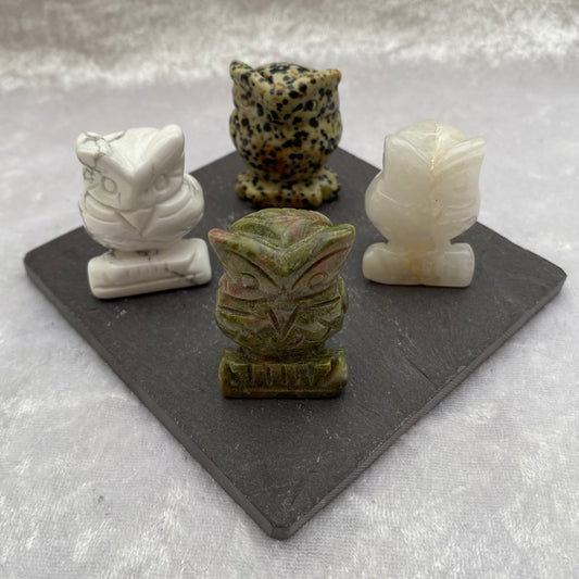 Crystal Owl Carvings