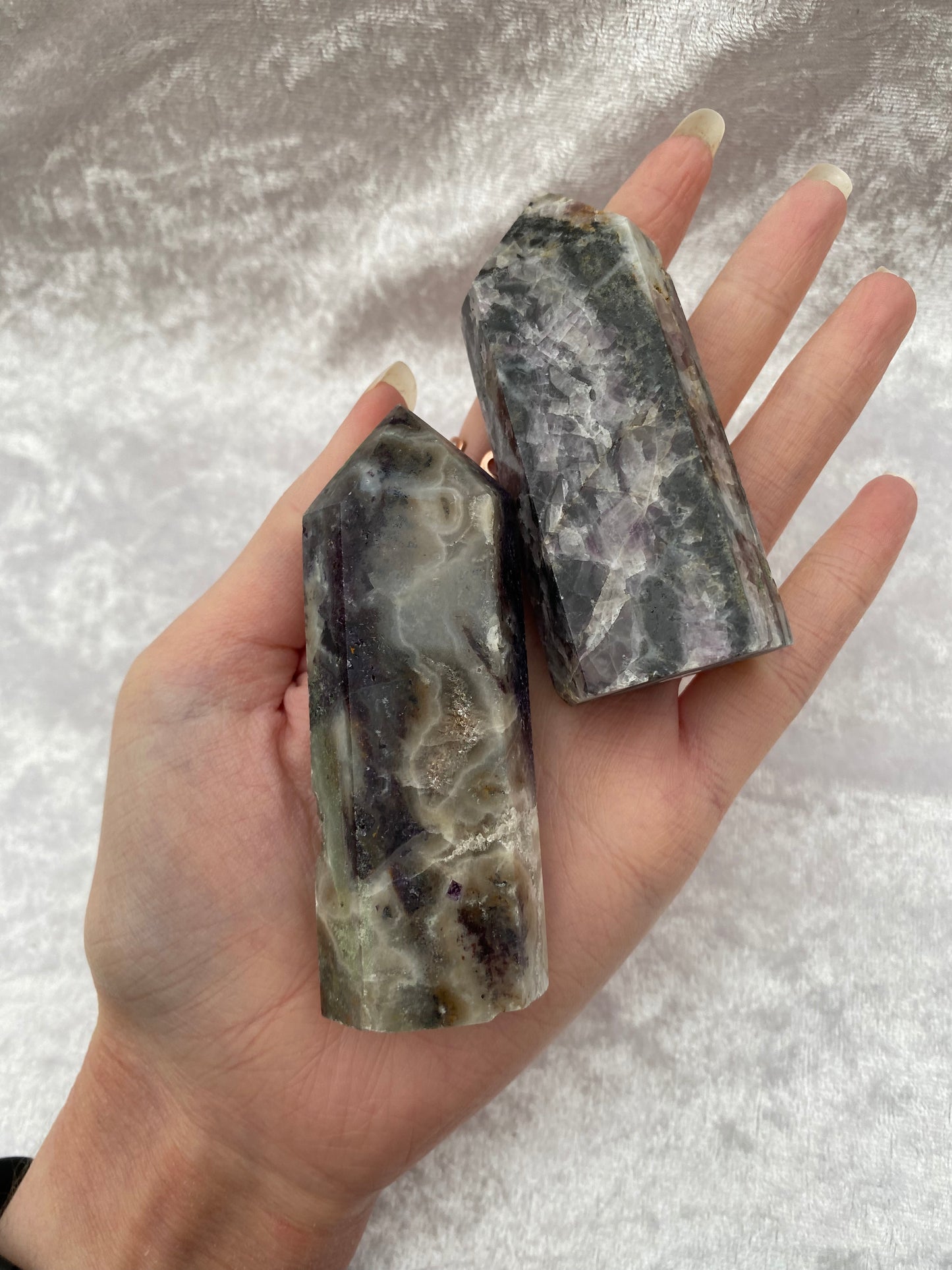 Purple Sphalerite Towers