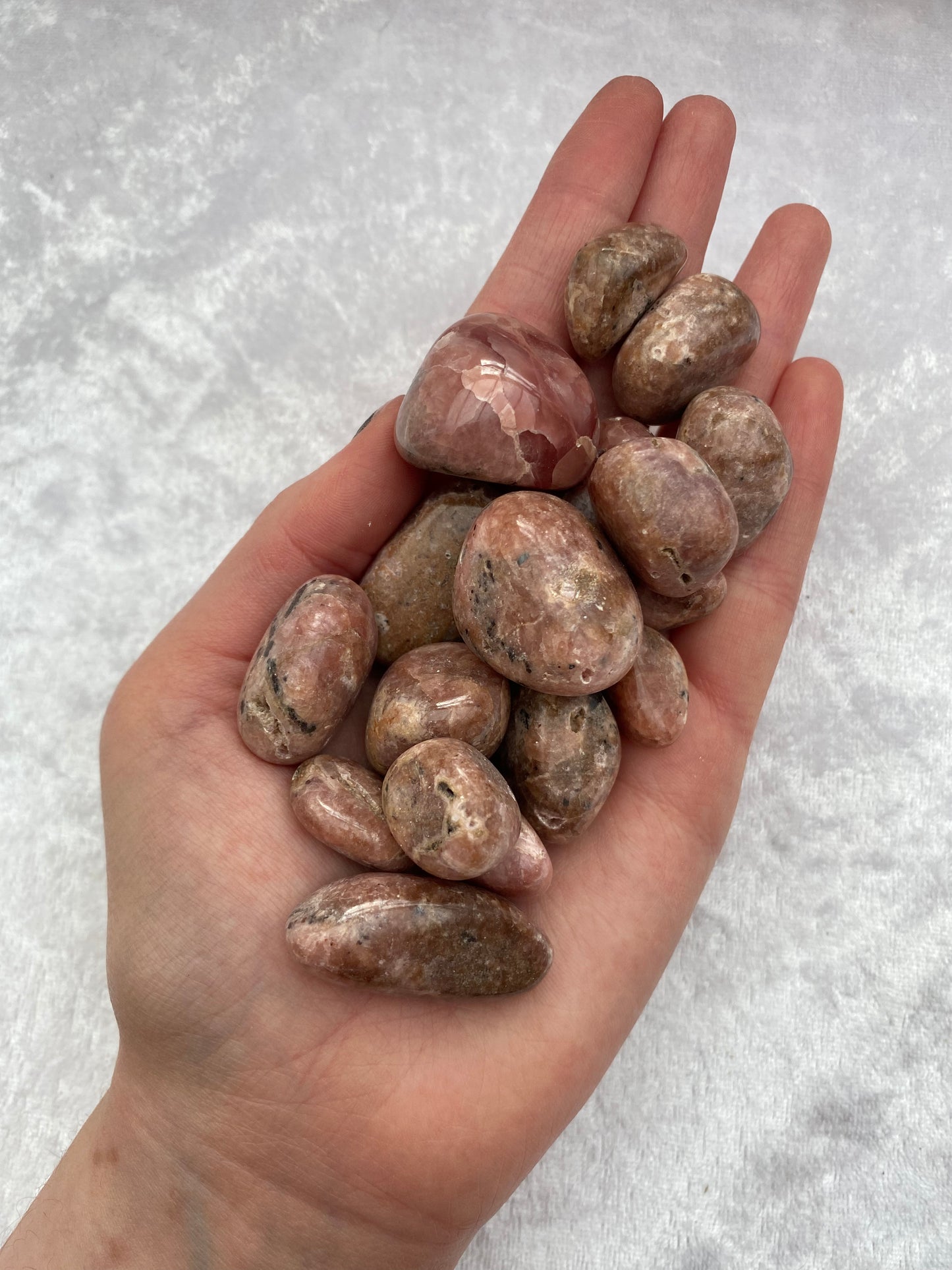 Rhodochrosite tumblestones