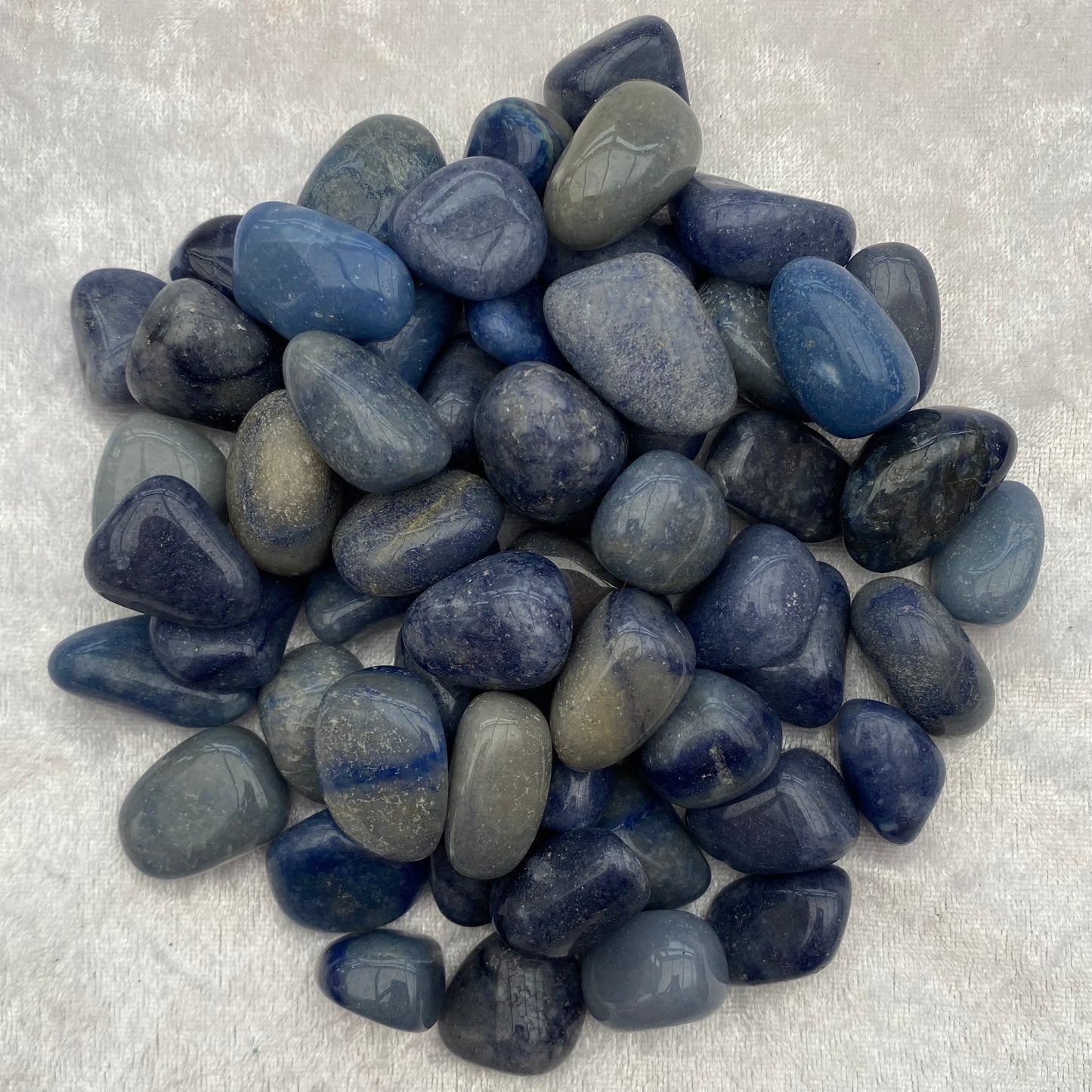 Blue Quartz tumblestones