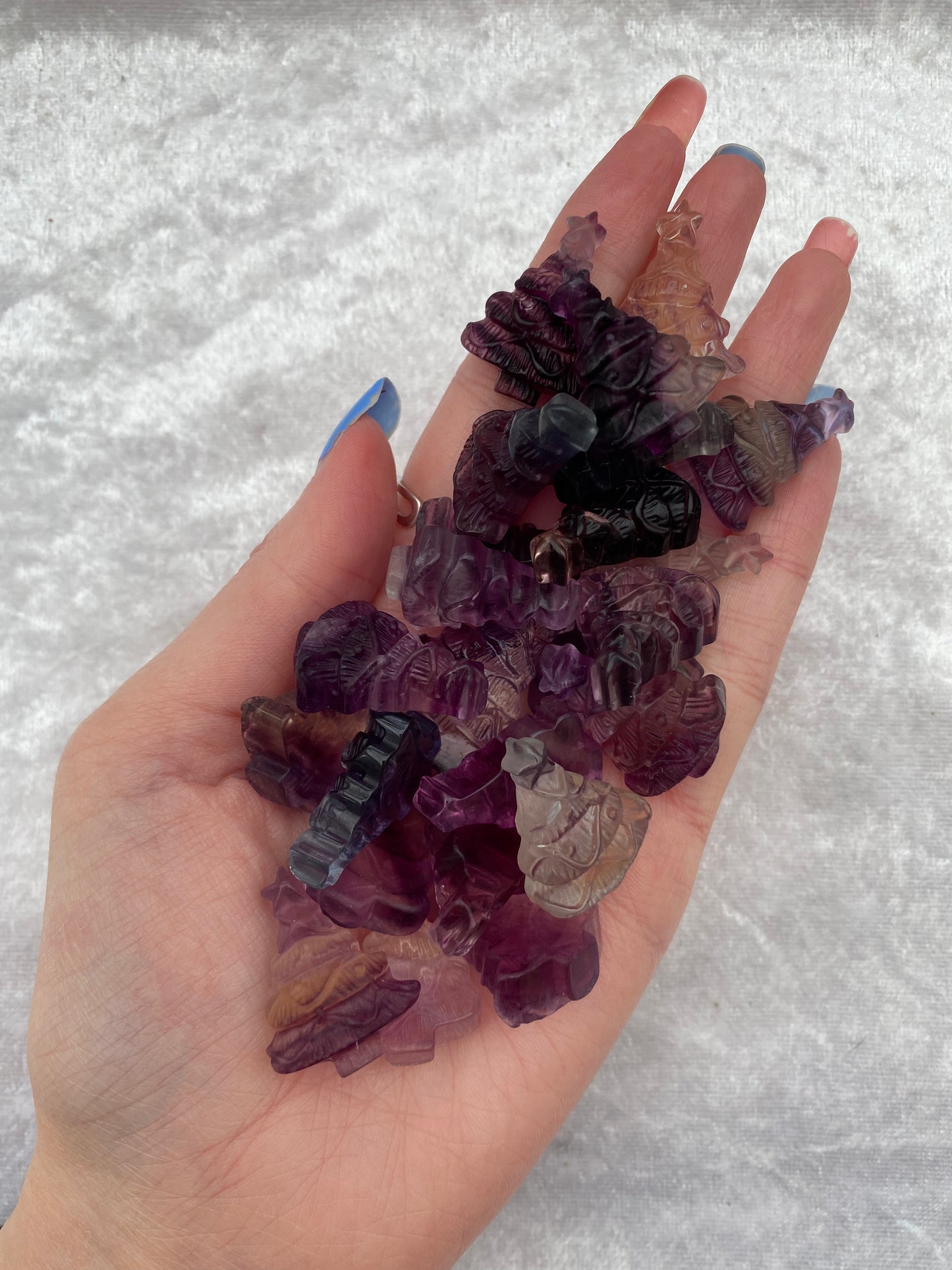 Rainbow Fluorite Christmas Trees
