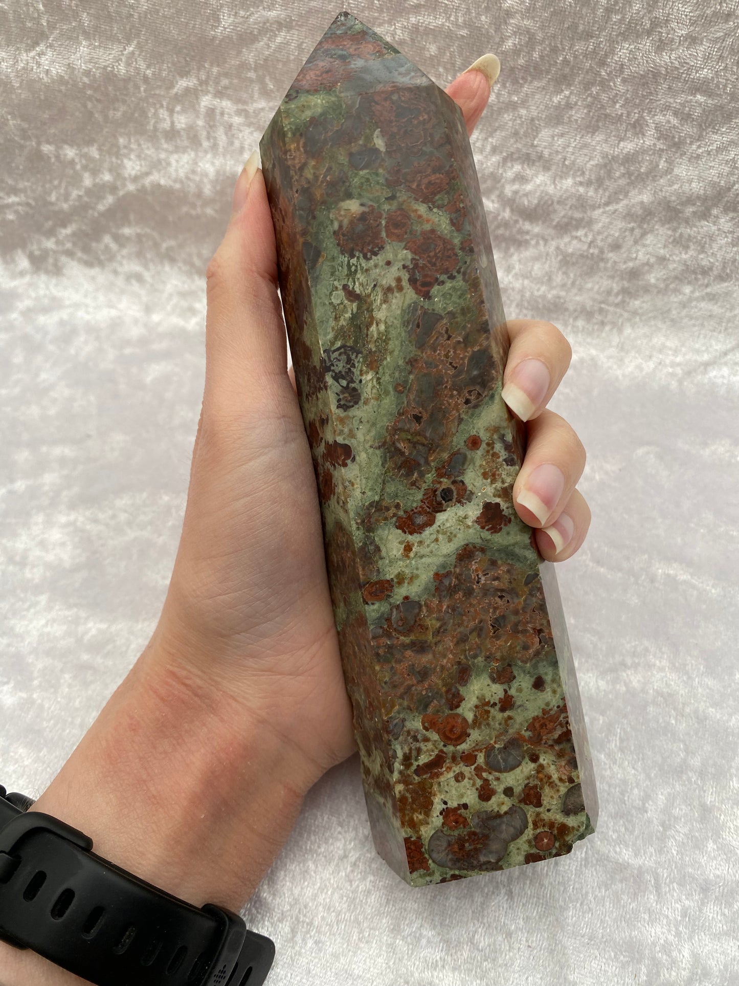 Large Rainforest Jasper Tower