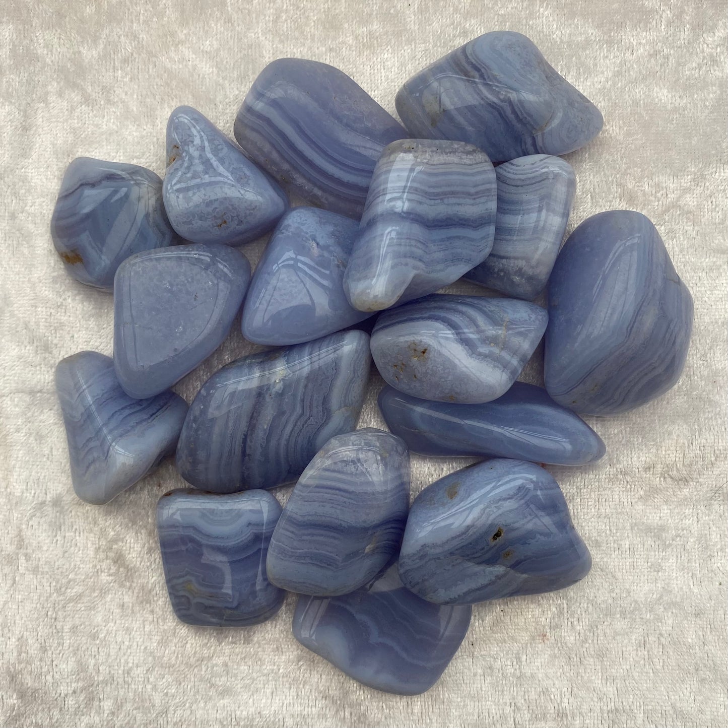 Blue Lace Agate tumblestones