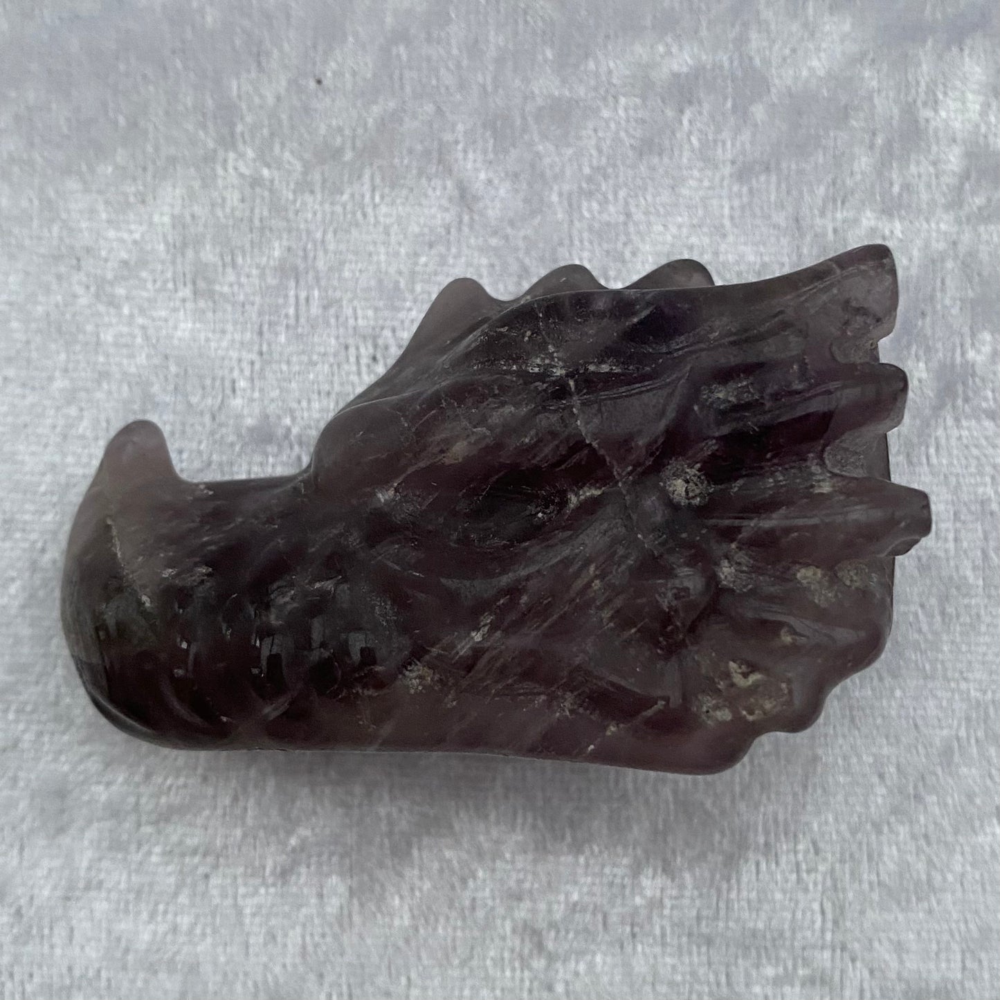 Amethyst Dragon Head