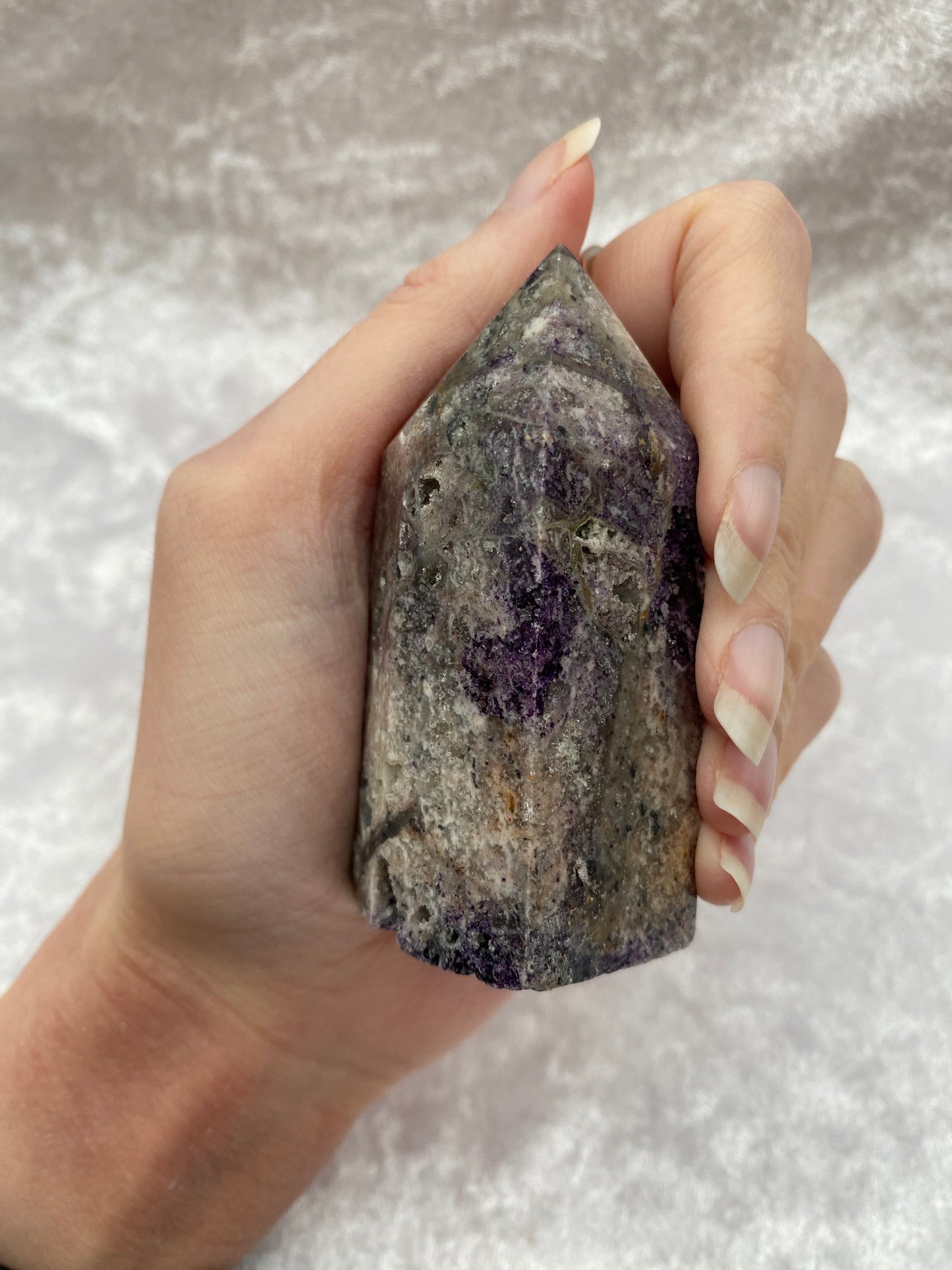 Purple Sphalerite Tower