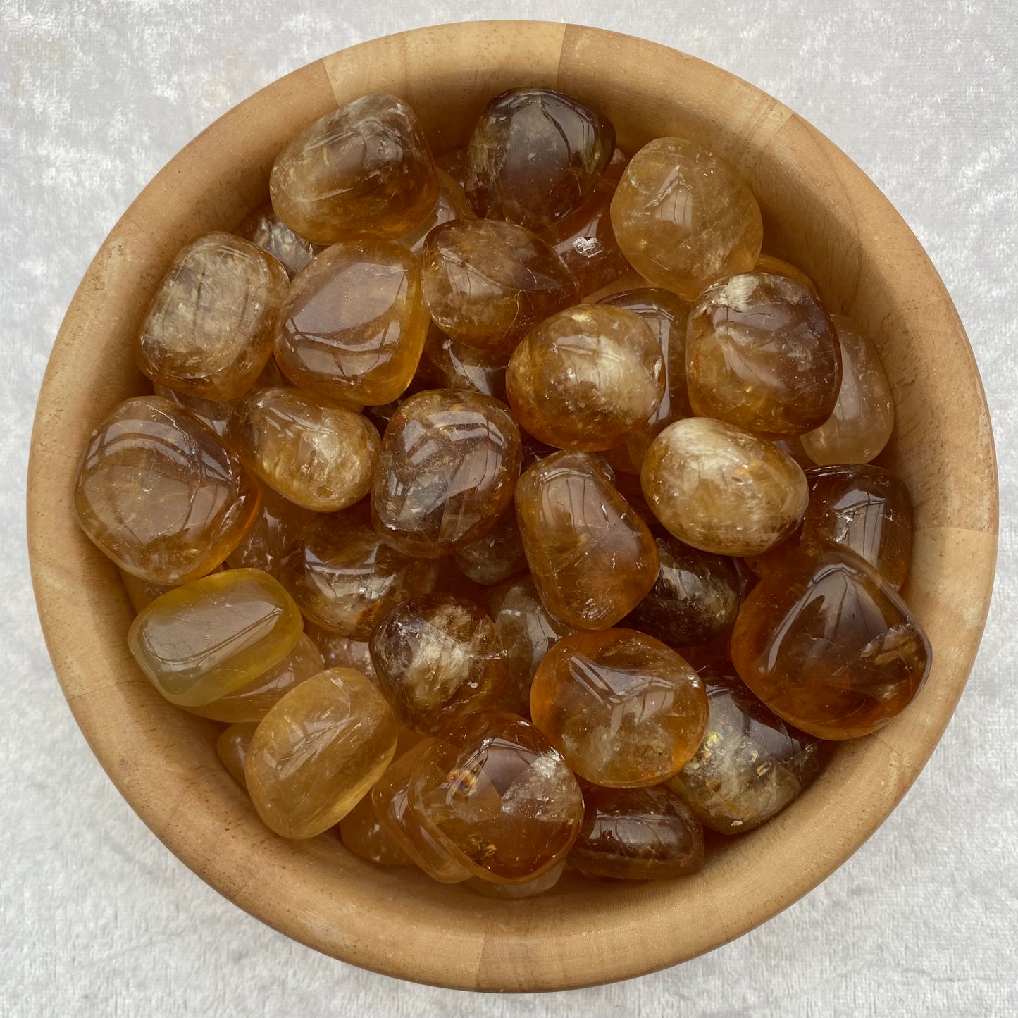 Honey Calcite tumblestones