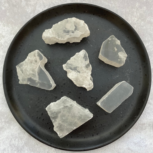 Rough Ulexite TV Stone