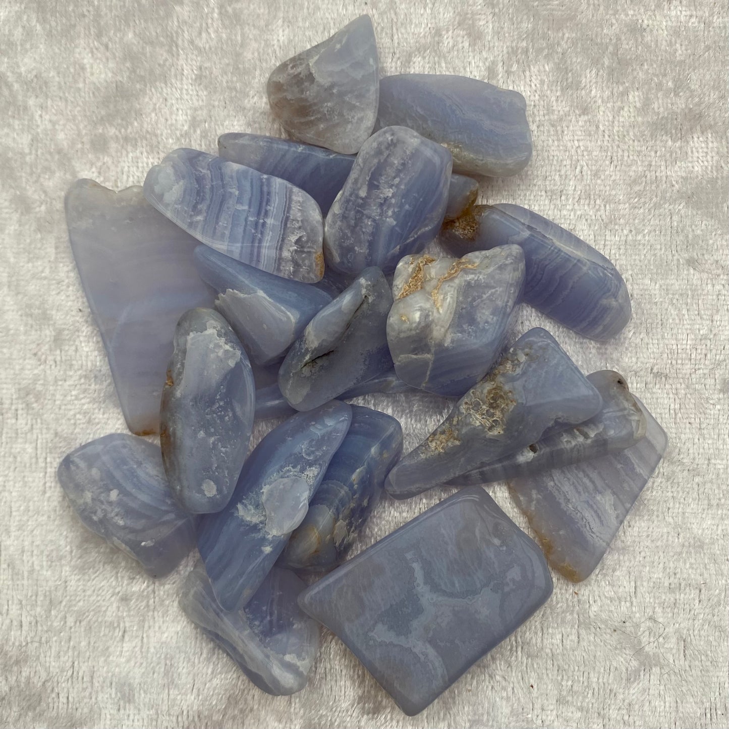 Blue Lace Agate tumblestones