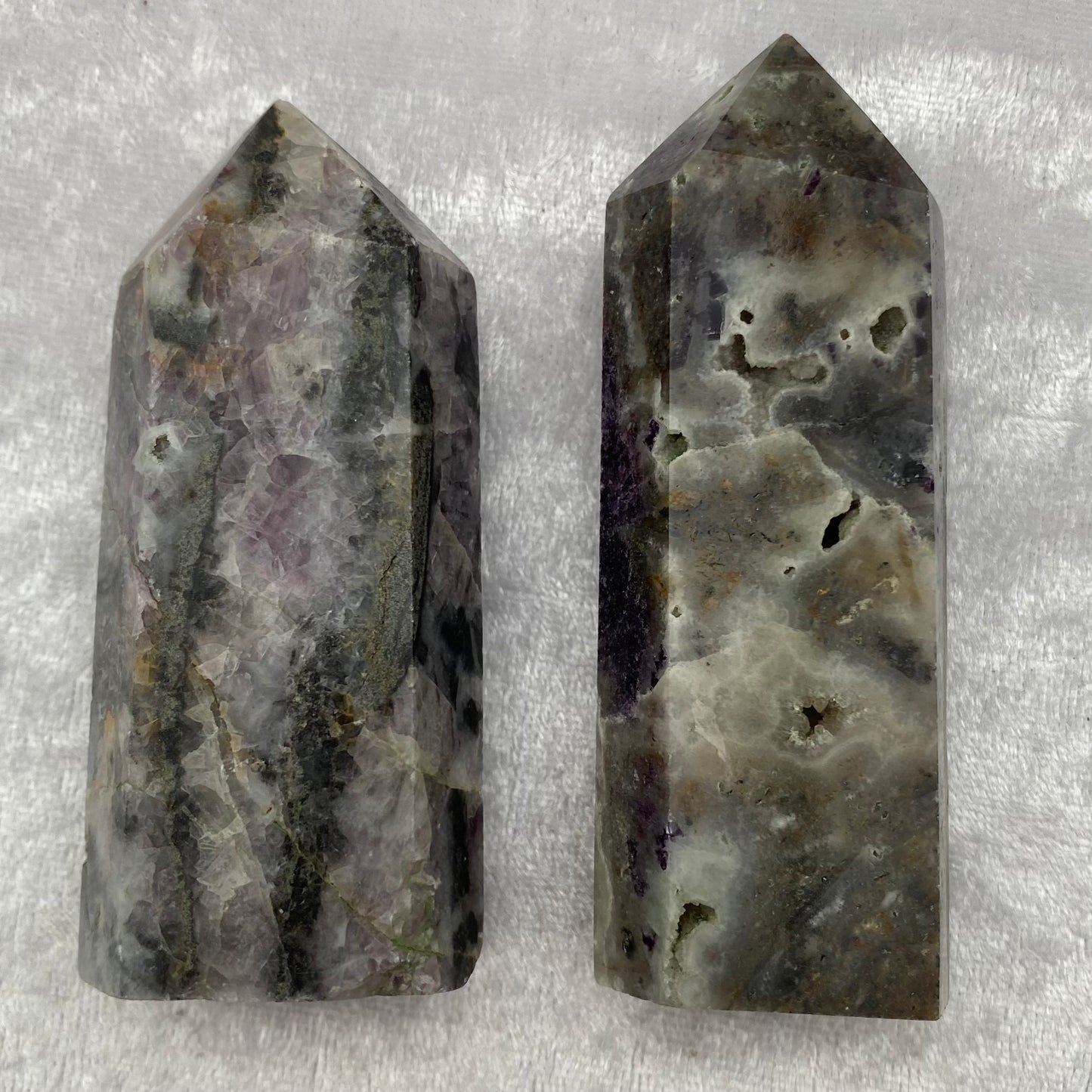 Purple Sphalerite Towers