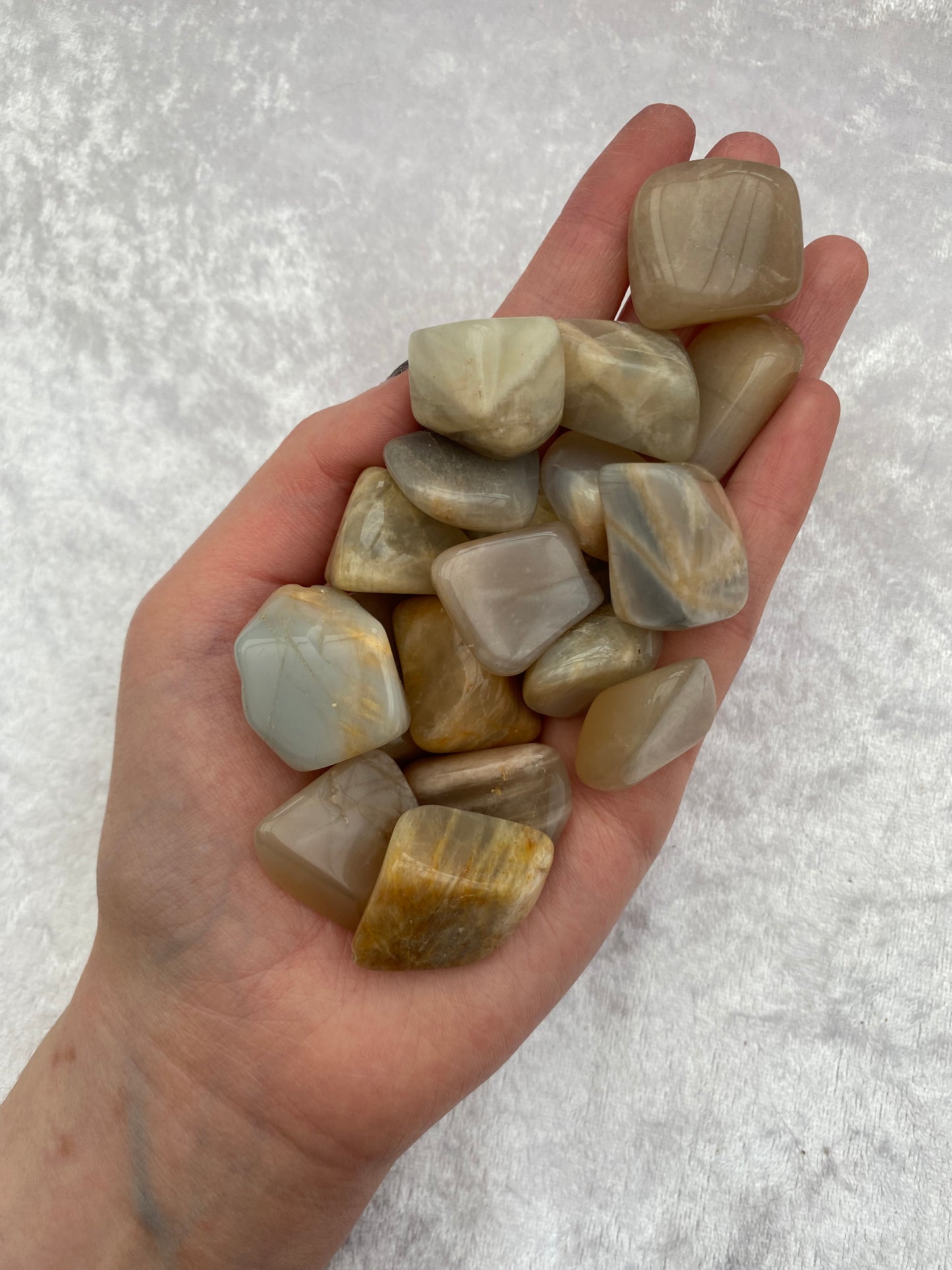 Moonstone tumblestones