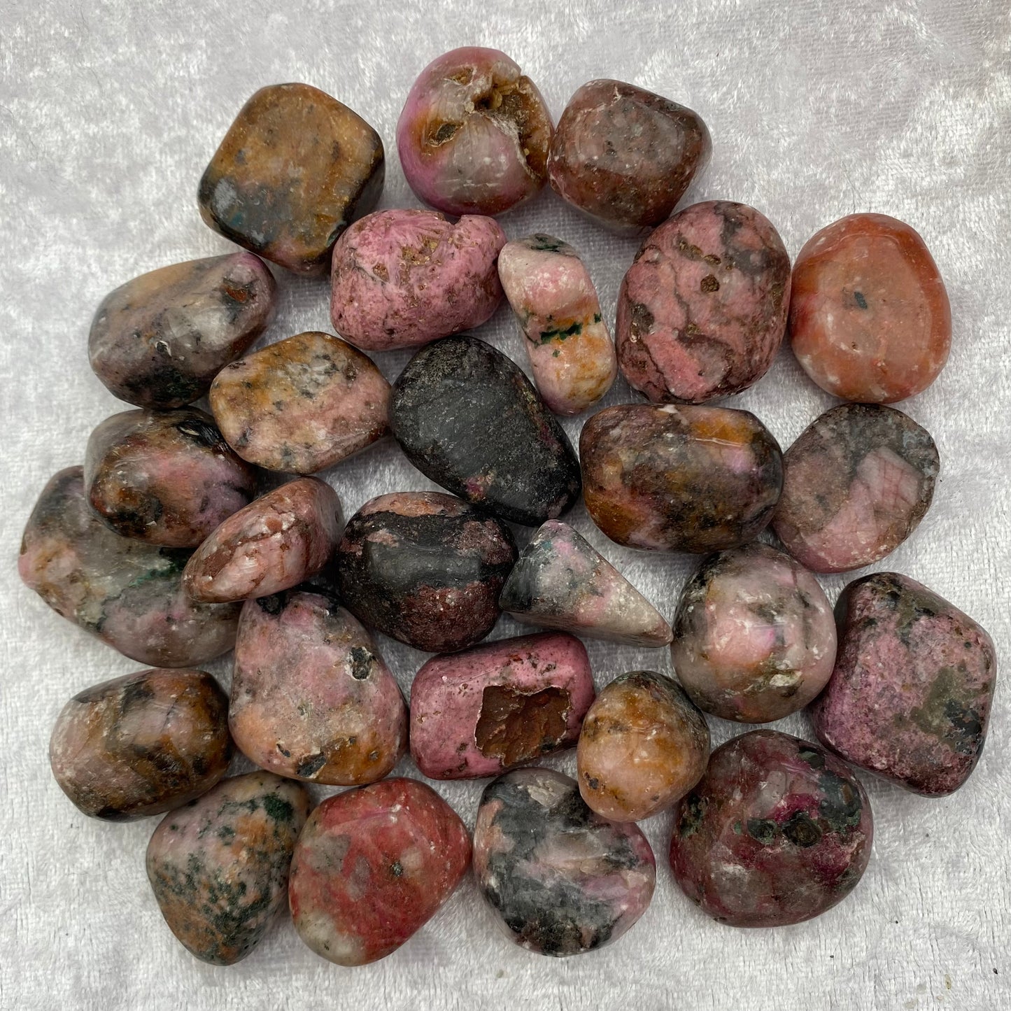 Pink Cobalto Calcite tumblestones