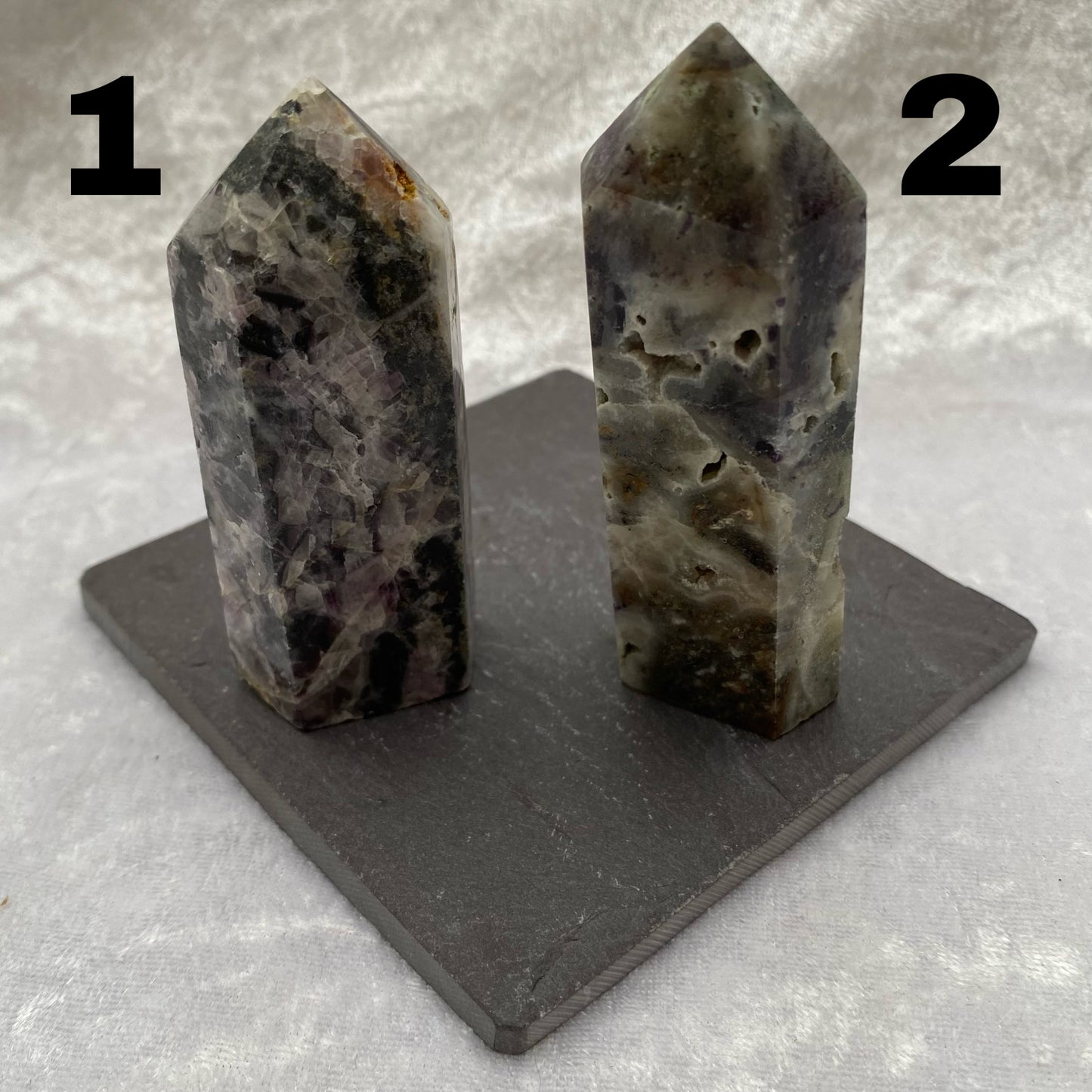 Purple Sphalerite Towers