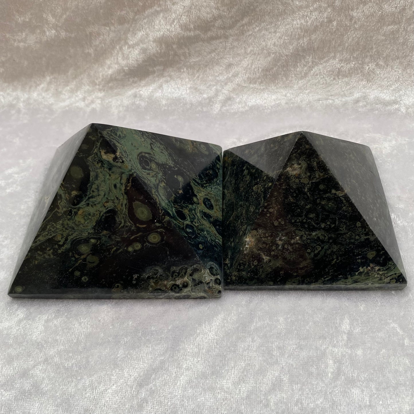 Large Kambaba Jasper pyramids